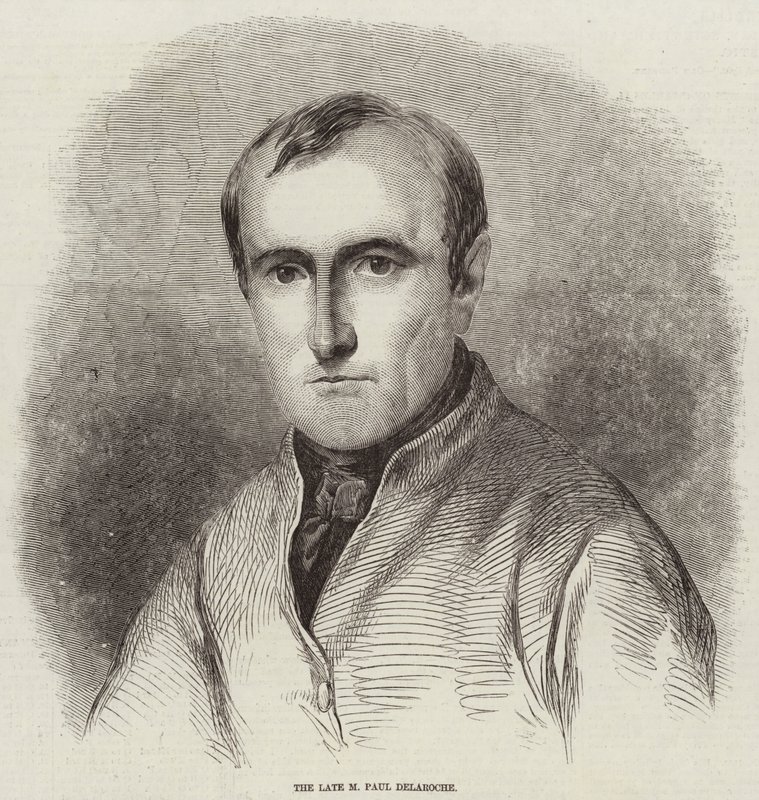 The Late M Paul Delaroche (engraving) بواسطة مدرسة اللغة الإنجليزية