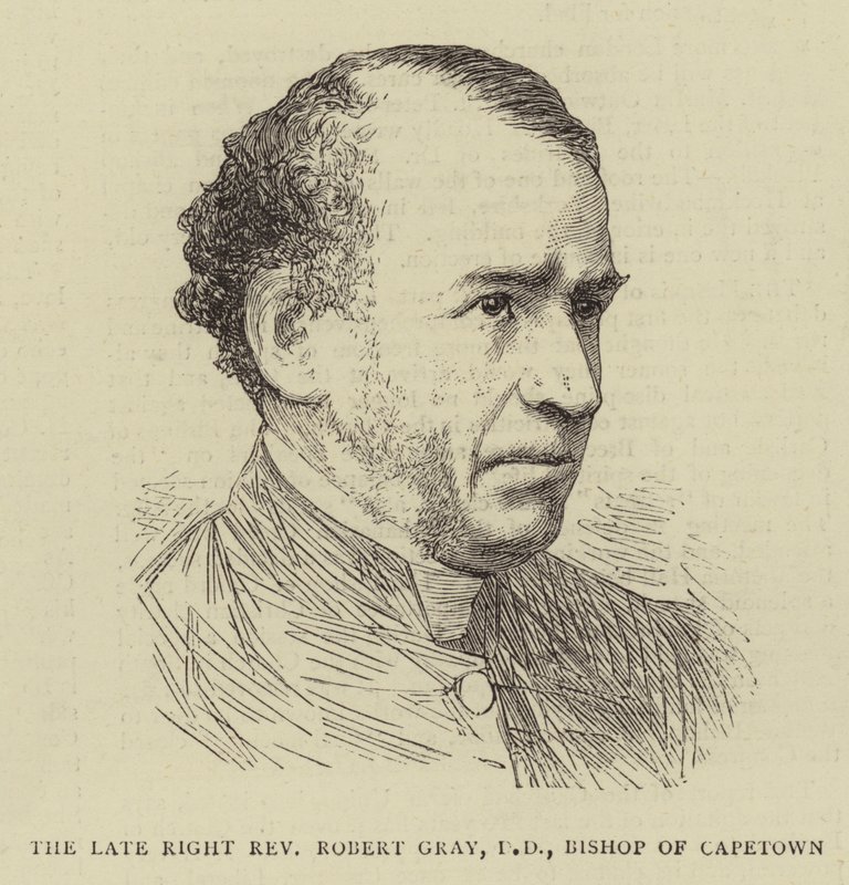The Late Right Reverend Robert Gray, DD, Bishop of Capetown (engraving) بواسطة مدرسة اللغة الإنجليزية