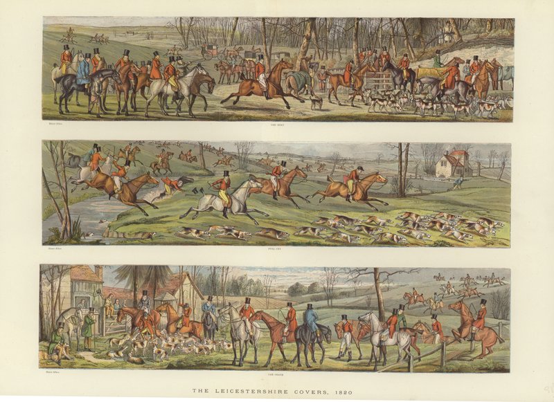يغطي ليسترشاير ، 1820 بواسطة مدرسة اللغة الإنجليزية