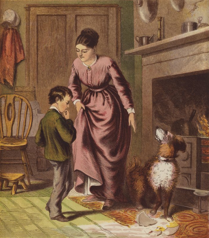 The Little Dog Trusty (لون ليثو) بواسطة مدرسة اللغة الإنجليزية