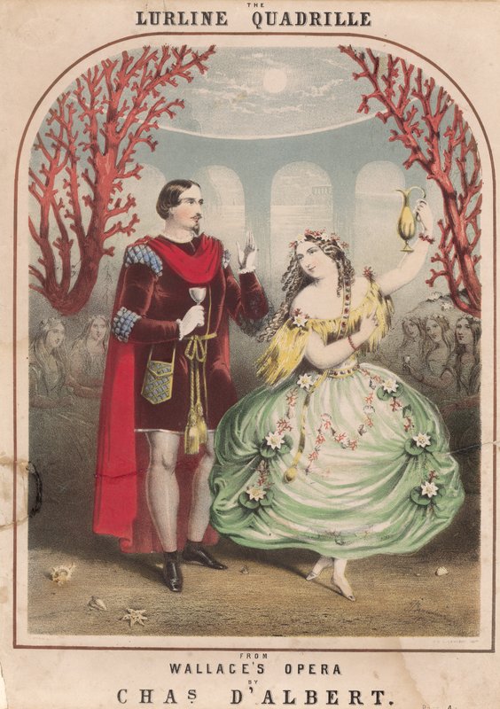 The Lurline Quadrille ، 1860 بواسطة مدرسة اللغة الإنجليزية
