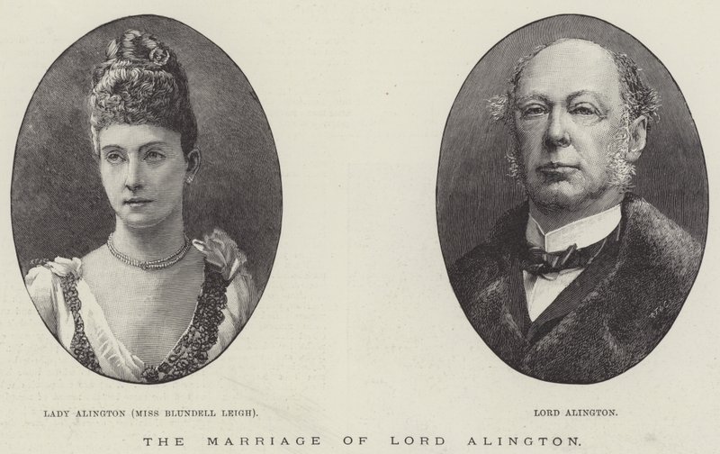 The Marriage of Lord Alington (engraving) بواسطة مدرسة اللغة الإنجليزية