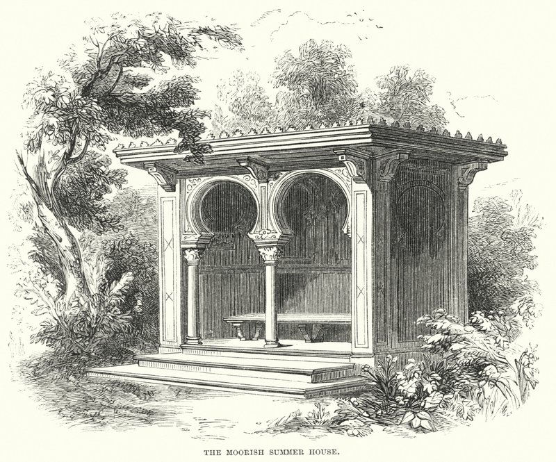 The Moorish Summer House (engraving) بواسطة مدرسة اللغة الإنجليزية