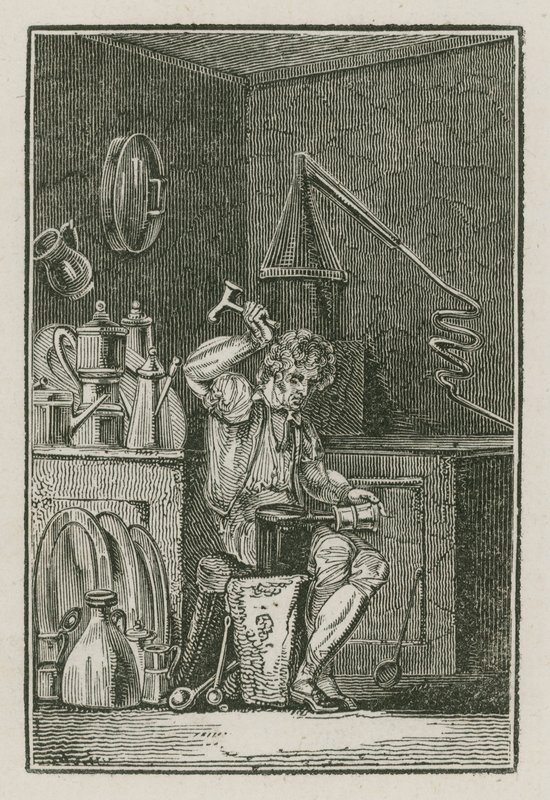 The Pewterer (engraving) بواسطة مدرسة اللغة الإنجليزية