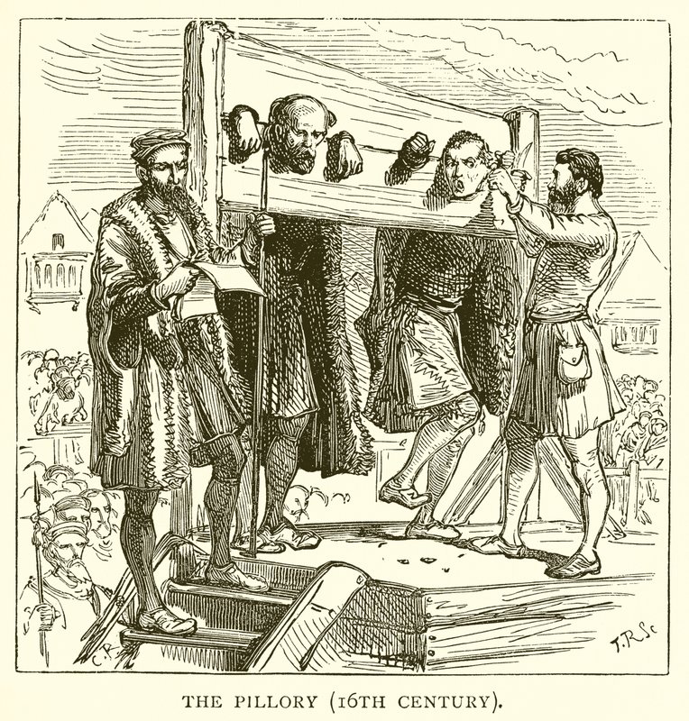 The Pillory (القرن السادس عشر) بواسطة مدرسة اللغة الإنجليزية