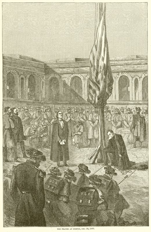 الصلاة في سمتر ، 26 ديسمبر 1860 بواسطة مدرسة اللغة الإنجليزية