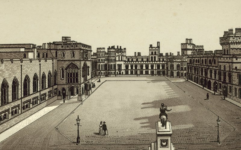 قلعة Quadrangle Windsor بواسطة مدرسة اللغة الإنجليزية
