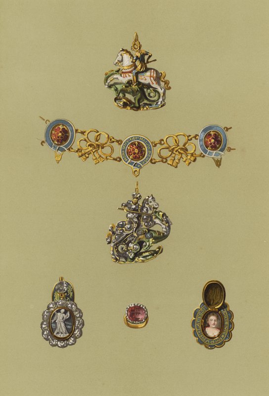 The Regalia of Scotland ، مقالات ثانوية من Regalia (chromolitho) بواسطة مدرسة اللغة الإنجليزية