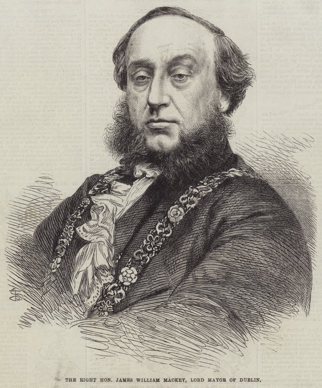 The Right Honourable James William Mackey, Lord Mayor of Dublin (engraving) بواسطة مدرسة اللغة الإنجليزية
