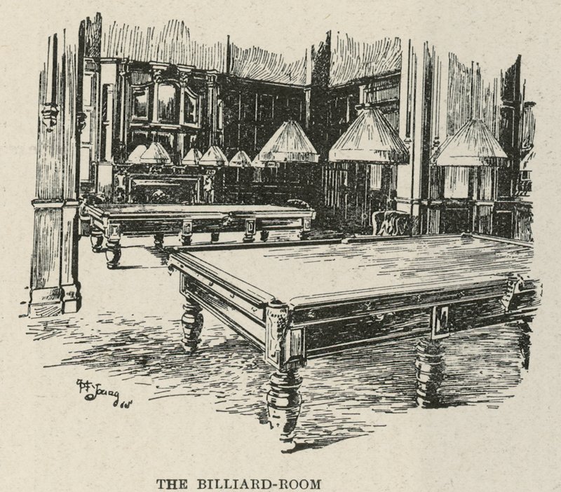ذا راسل هوتل ، ميدان راسل: The Billiard Room بواسطة مدرسة اللغة الإنجليزية