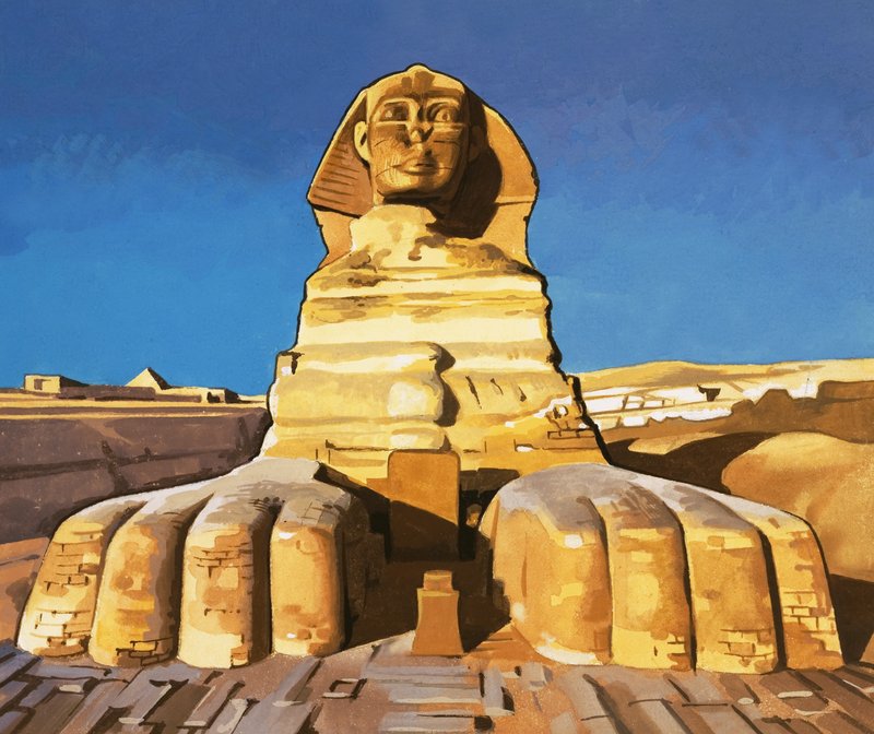 أبو الهول بواسطة مدرسة اللغة الإنجليزية