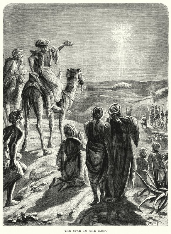 النجم في الشرق (نقش) بواسطة مدرسة اللغة الإنجليزية