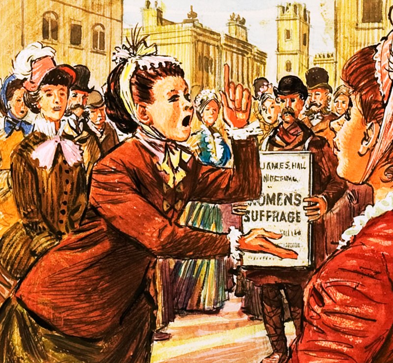 حركة Suffragette بواسطة مدرسة اللغة الإنجليزية