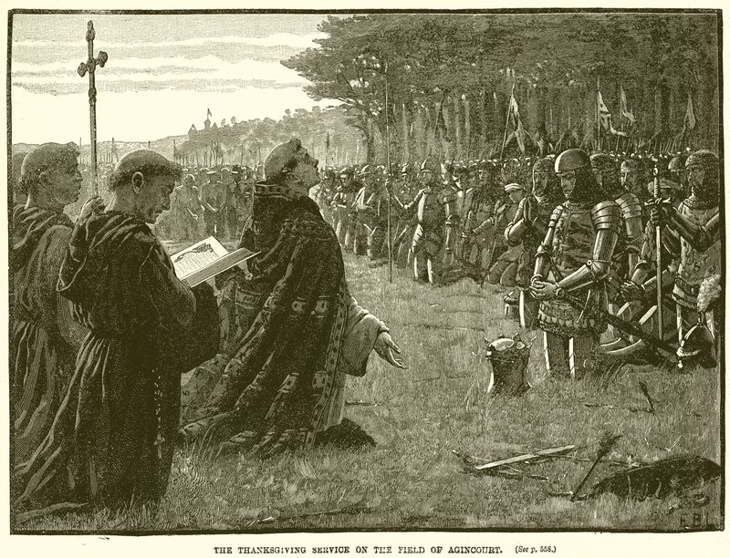 خدمة عيد الشكر في مجال Agincourt بواسطة مدرسة اللغة الإنجليزية