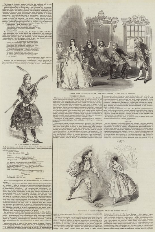 The Theatres (engraving) بواسطة مدرسة اللغة الإنجليزية