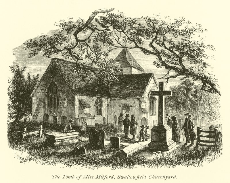 قبر ملكة جمال ميتفورد ، Swallowfield Churchyard بواسطة مدرسة اللغة الإنجليزية