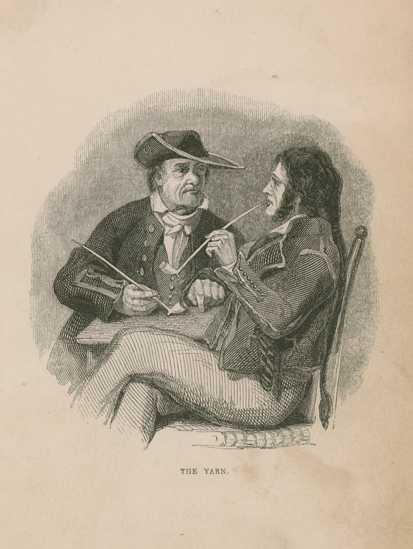 الغزل ؛ رسم توضيحي من Poor Jack بواسطة Frederick Marryat بواسطة مدرسة اللغة الإنجليزية