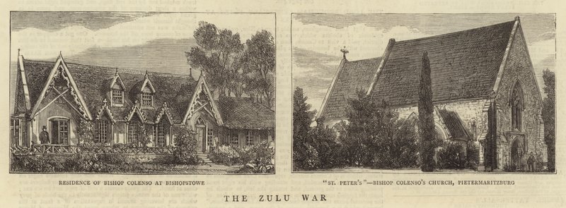 The Zulu War (engraving) بواسطة مدرسة اللغة الإنجليزية