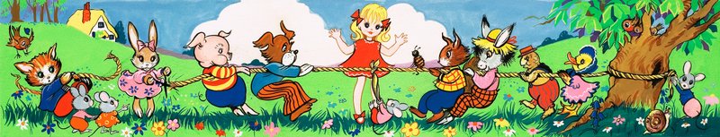 شد الحبل بين الحيوانات بواسطة مدرسة اللغة الإنجليزية