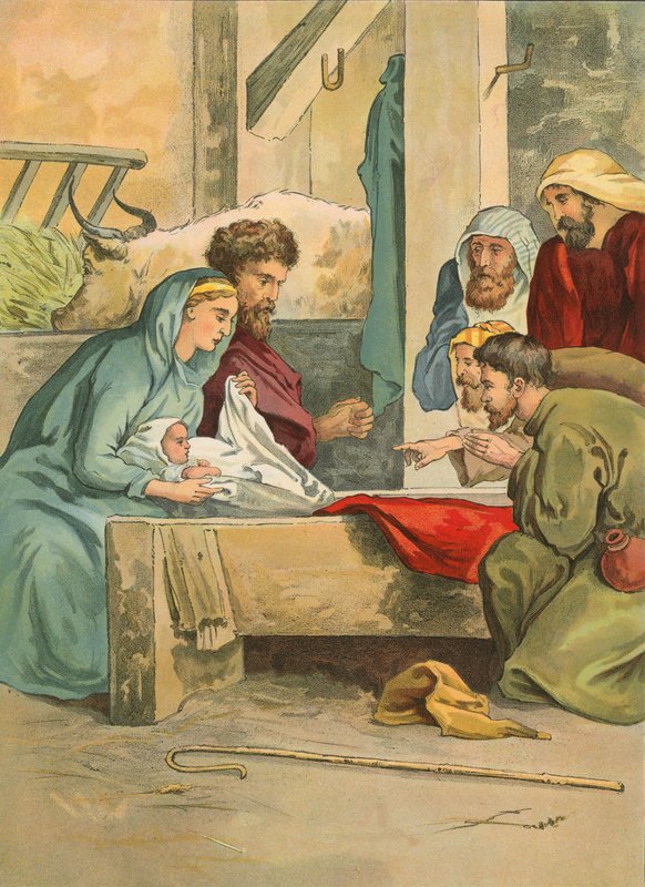 ولادة السيد المسيح بواسطة مدرسة اللغة الإنجليزية