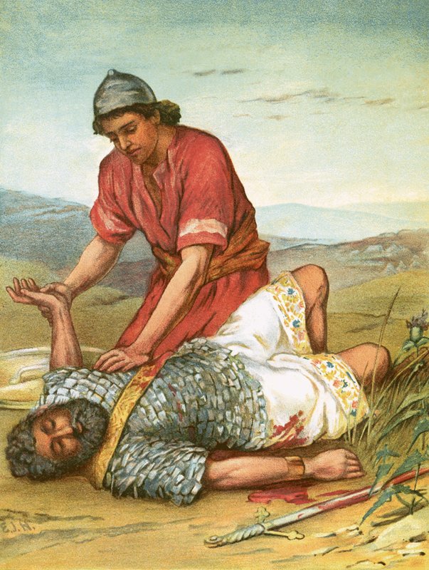 وفاة شاول بواسطة مدرسة اللغة الإنجليزية