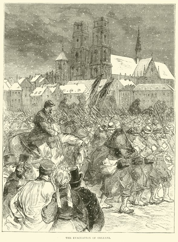 إخلاء أورليانز ، ديسمبر 1870 بواسطة مدرسة اللغة الإنجليزية