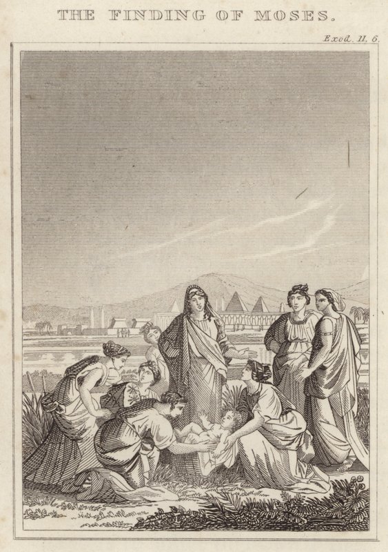 العثور على موسى بواسطة مدرسة اللغة الإنجليزية