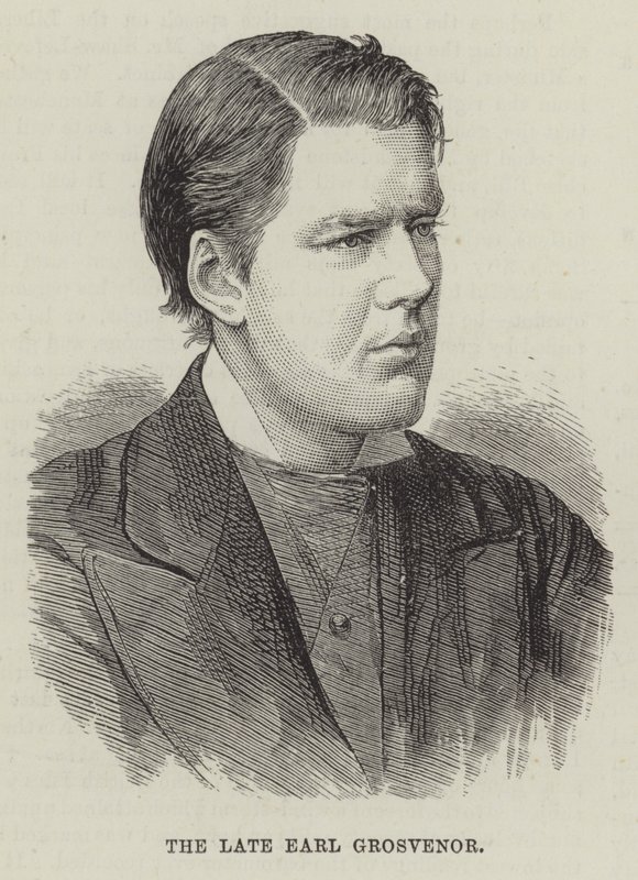 The late Earl Grosvenor (engraving) بواسطة مدرسة اللغة الإنجليزية