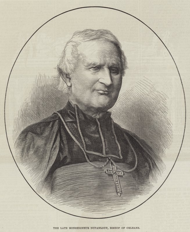 الراحل Monseigneur Dupanloup ، أسقف أورليانز (نقش) بواسطة مدرسة اللغة الإنجليزية