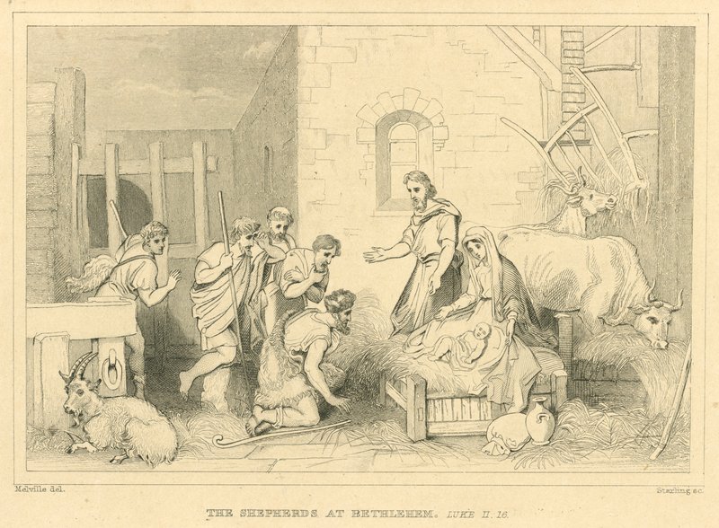The shepherds at Bethlehem, Luke II بواسطة مدرسة اللغة الإنجليزية