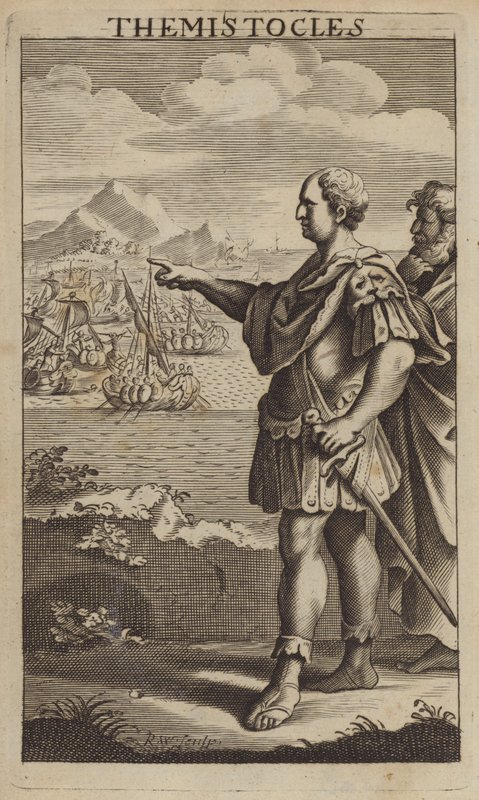 Themistocles ، سياسي وأثيني عام (نقش) بواسطة مدرسة اللغة الإنجليزية