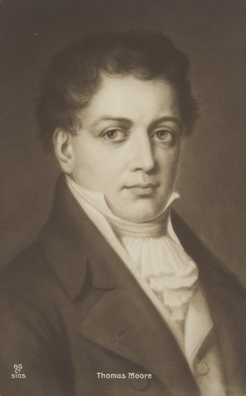 توماس مور (1779-1852)، شاعر ومغني وفنان أيرلندي (ليثو) بواسطة مدرسة اللغة الإنجليزية