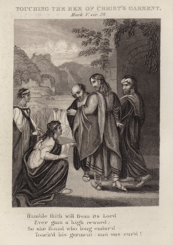 Touching the hem of Christ