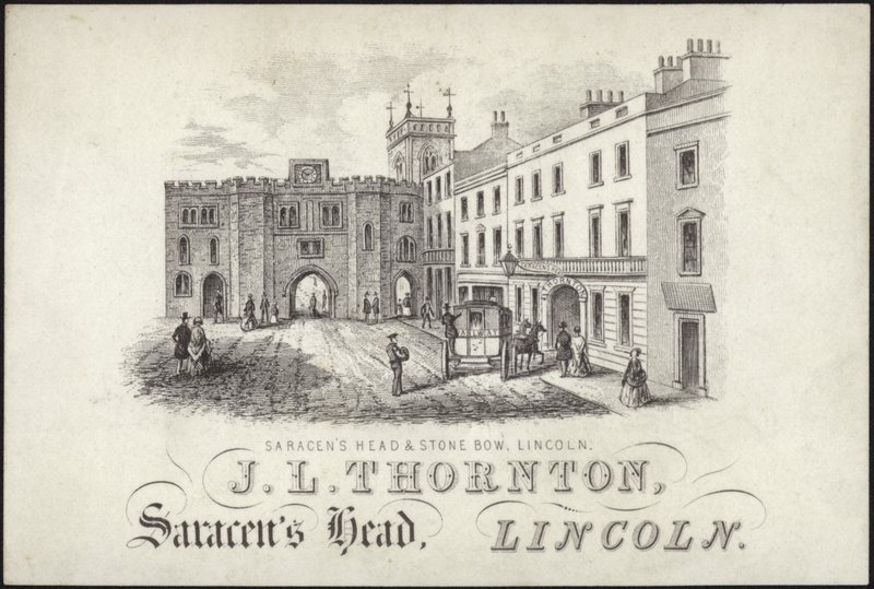 بطاقة تجارية لـ JL Thornton بواسطة مدرسة اللغة الإنجليزية