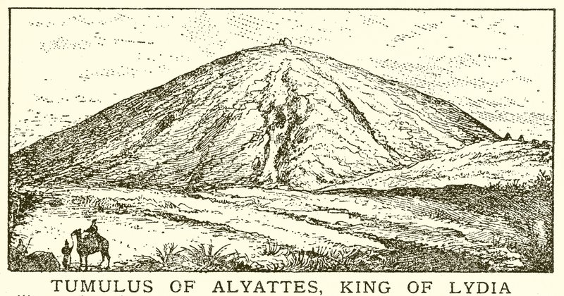 Tumulus من Alyattes ، ملك ليديا بواسطة مدرسة اللغة الإنجليزية