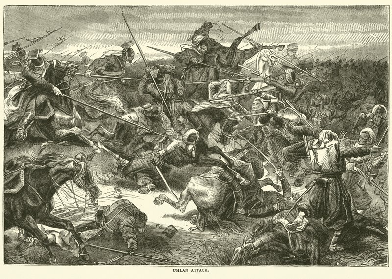 هجوم أولان ، أكتوبر 1870 بواسطة مدرسة اللغة الإنجليزية