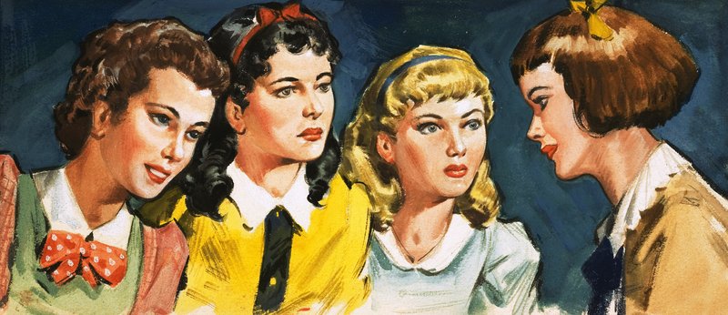 مجموعة فتيات مجهولة بواسطة مدرسة اللغة الإنجليزية