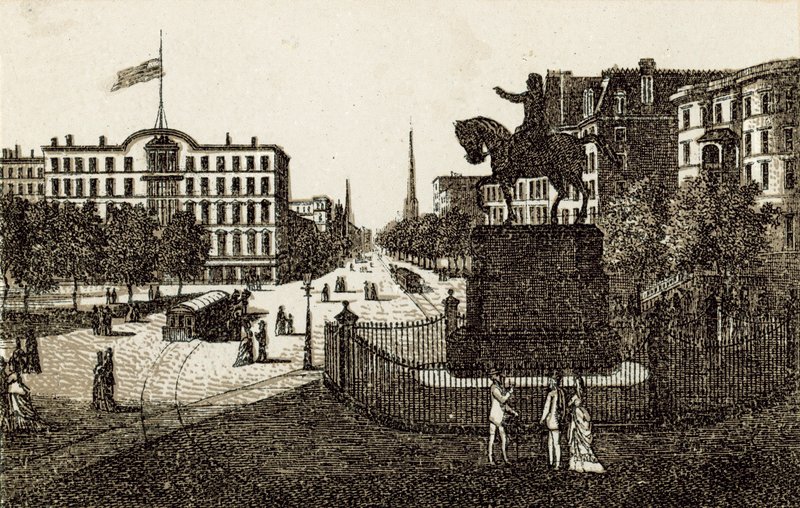 Union Square (litho) بواسطة مدرسة اللغة الإنجليزية
