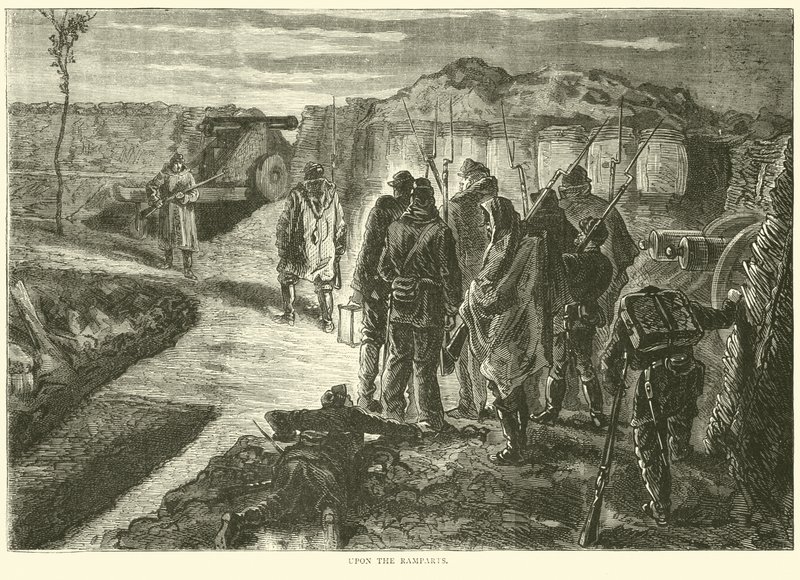 على الأسوار ، أكتوبر 1870 بواسطة مدرسة اللغة الإنجليزية