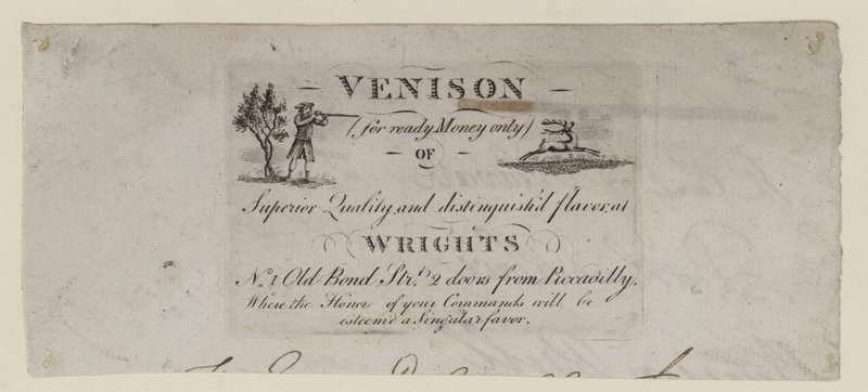 بائع Venisor ، Wrights ، بطاقة تجارية بواسطة مدرسة اللغة الإنجليزية