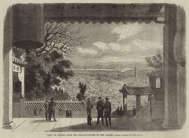 View of Canton, from the Head-Quarters of the Allies (engraving) بواسطة مدرسة اللغة الإنجليزية