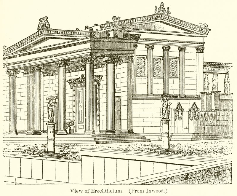 عرض Erechtheium بواسطة مدرسة اللغة الإنجليزية