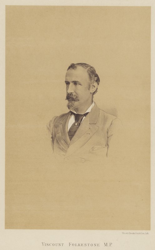Viscount Folkestone، MP (litho) بواسطة مدرسة اللغة الإنجليزية