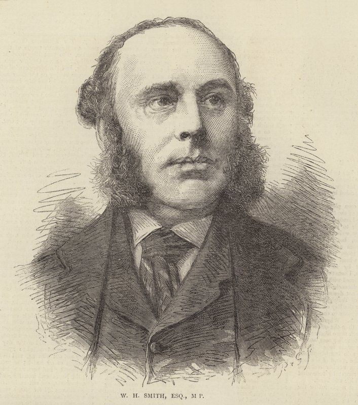 W H Smith, Esquire, MP (engraving) بواسطة مدرسة اللغة الإنجليزية
