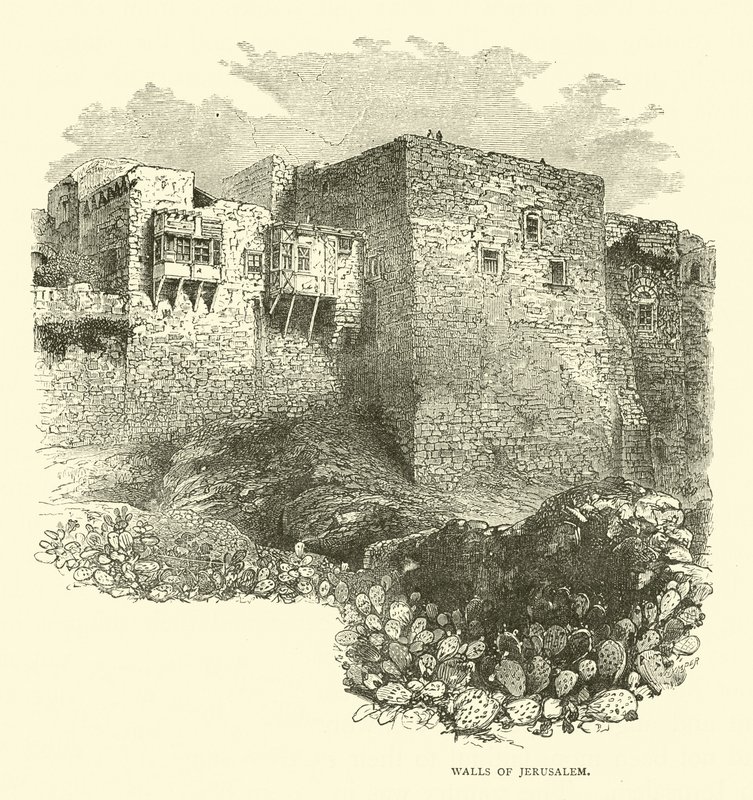 أسوار القدس بواسطة مدرسة اللغة الإنجليزية