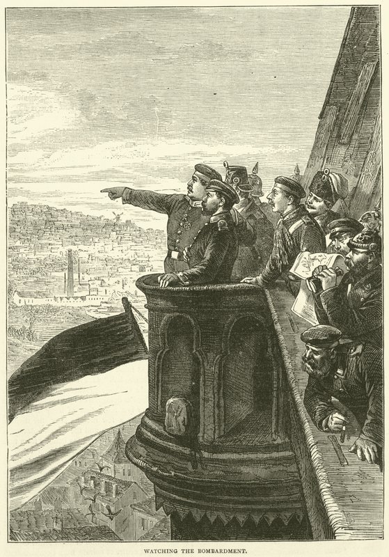 مشاهدة القصف ، ديسمبر 1870 بواسطة مدرسة اللغة الإنجليزية