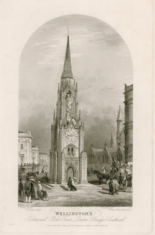 Wellingtons Testimonial Clock Tower ، جسر لندن ، ساوثوارك بواسطة مدرسة اللغة الإنجليزية