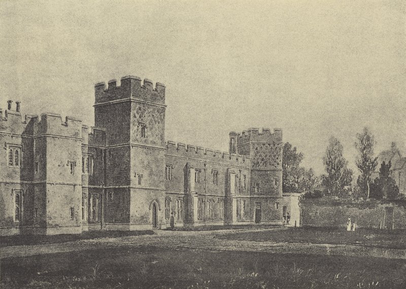 ويستونز يارد ، 1818 (الحفر) بواسطة مدرسة اللغة الإنجليزية
