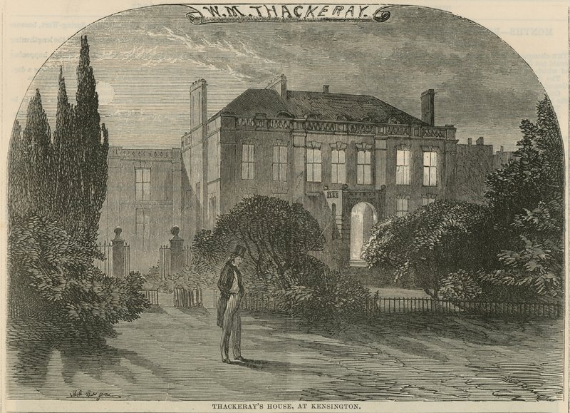 منزل William Makepeace Thackerays في كنسينغتون في لندن بواسطة مدرسة اللغة الإنجليزية