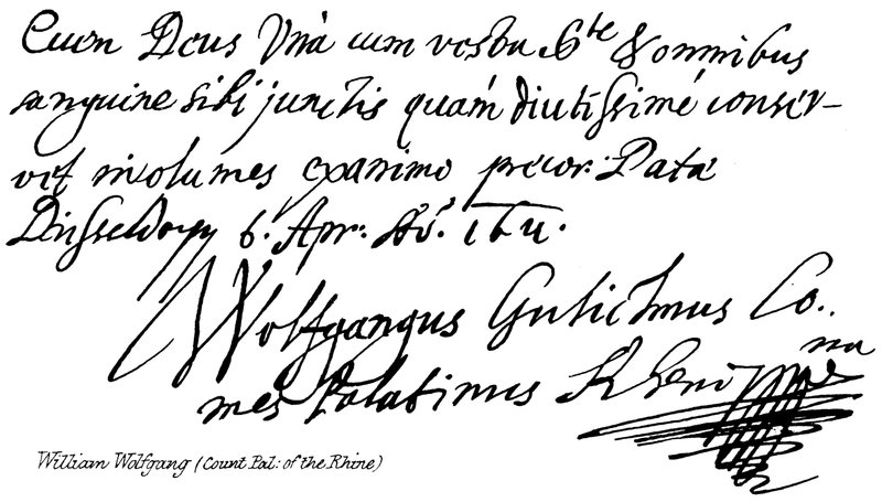 ويليام وولفجانج (Count Pal: of the Rhine) بواسطة مدرسة اللغة الإنجليزية